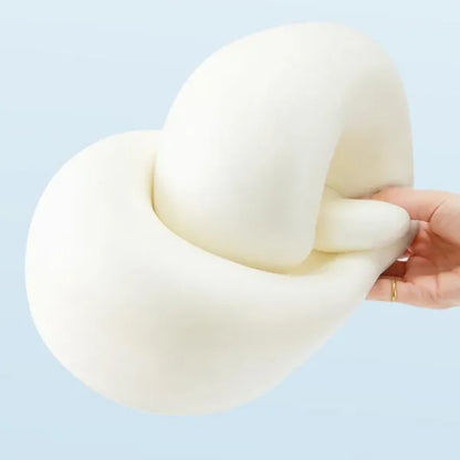 1Pc Ergonomic Memory Foam Travel Pillow with Breathable Polyester Cover - Portable for Airplane, Office, Car, Home Lounging Travel Comfort Accessory